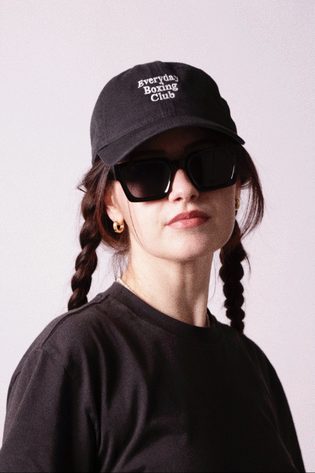 Everyday Boxing Club Cap "Dance with me" Organic Black Dad Hat - House of Vibes