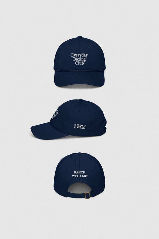 Everyday Boxing Club Cap "Dance with me" Organic Navy Blue Dad Hat House of Vibes