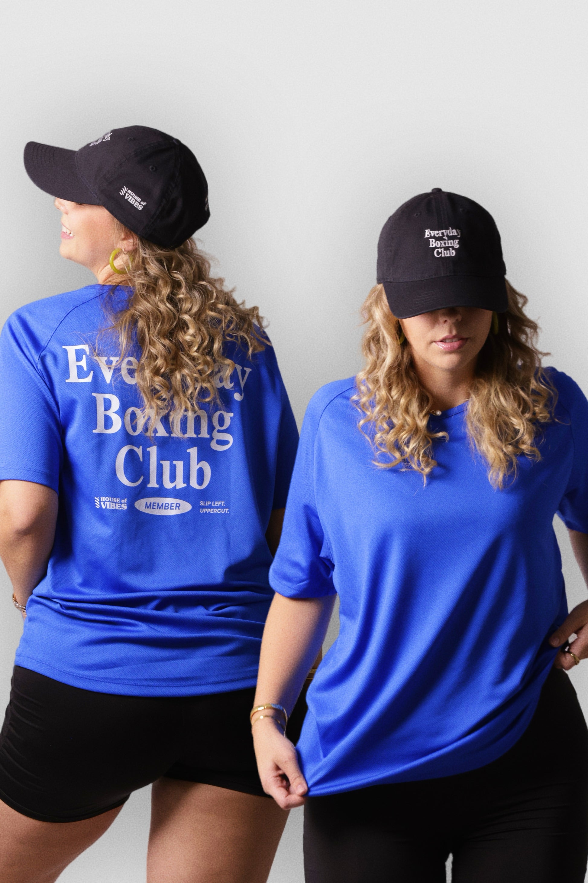 Everyday Boxing Club Ring-Blue Workout Shirt House of Vibes