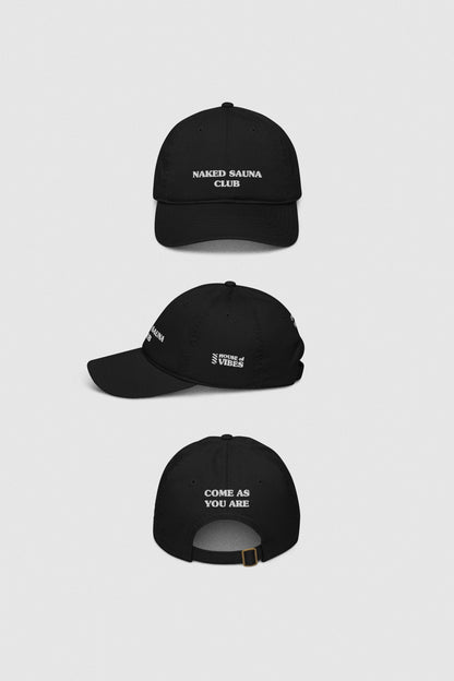 Naked Sauna Club Cap "Come as you are" Organic Dad Hat House of Vibes