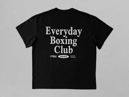 Everyday Boxing Club Black Oversized Faded Organic T-Shirt - House of Vibes