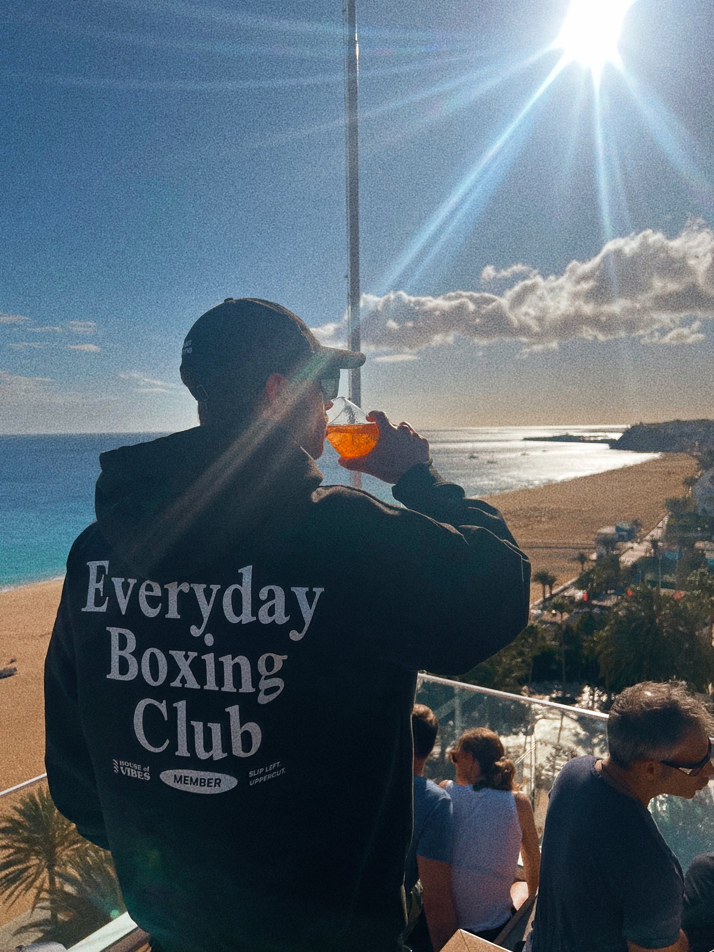 Everyday Boxing Club Black Boxy Oversized Organic Hoodie - House of Vibes